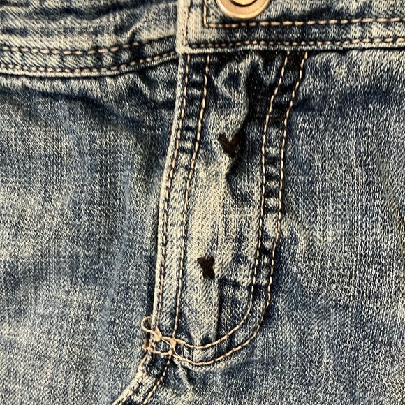 Billabong size 11 Jean Mini Skirt Casual Chic waist 34.5” - Picture 10 of 16